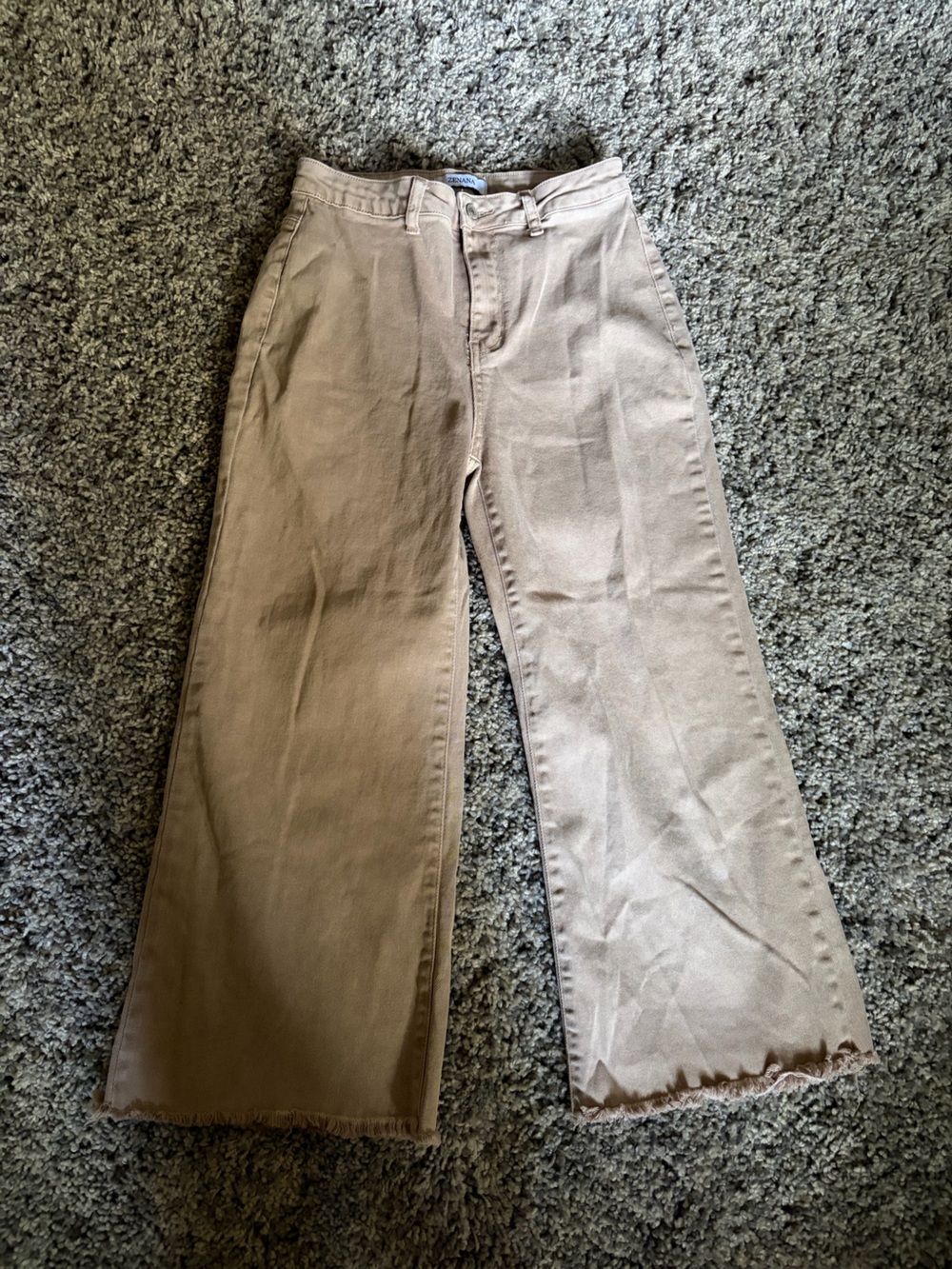Zenana Tan Wide Leg Pants